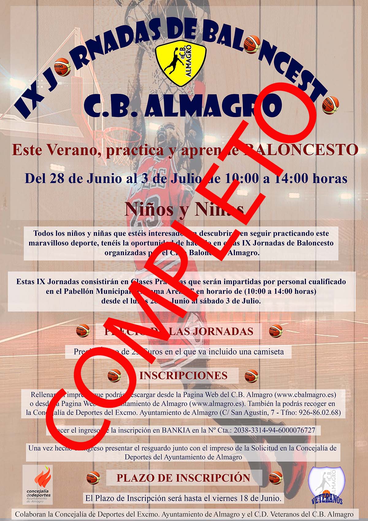 Cartel Baloncesto IX Web Completo